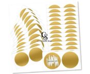 Round 2 inch Scratch Off Sticker Labels for Scratch Off Gift cards Lottery Tickets