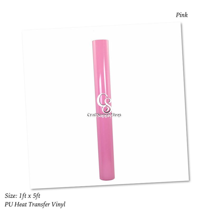 PU Pink Heat Transfer Vinyl Sheets, 5ft Roll HTV Vinyl for T-Shirts, Clothes, Bags, and More, Pink Iron on Vinyl Suitable for Most Cutter Machine, Easy to Cut & Weed (10) HTV Vinyl for T-Shirts, Clothes, Bags, and More, Iron on Vinyl Suitable for Most Cutter Machine, Easy to Cut & Weed
