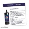 Crystal Clear Hard UV Resin Upgraded Formula Ultraviolet Fast Curing Resin for Jewelry Making Craft Decoration, Hard Transparent Glue Solar Cure Sunlight Activated Resin Casting & Coating