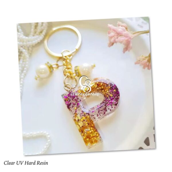 Crystal Clear Hard UV Resin Upgraded Formula Ultraviolet Fast Curing Resin for Jewelry Making Craft Decoration, Hard Transparent Glue Solar Cure Sunlight Activated Resin Casting & Coating