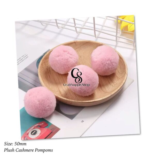 Mixed 50mm Round Kid Craft DIY Pom Poms Soft Fluffy Balls Handicraft Sewing Supplies Party hats keychain decor