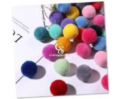 Mixed 50mm Round Kid Craft DIY Pom Poms Soft Fluffy Balls Handicraft Sewing Supplies Party hats keychain decor
