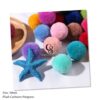 Mixed 50mm Round Kid Craft DIY Pom Poms Soft Fluffy Balls Handicraft Sewing Supplies Party hats keychain decor