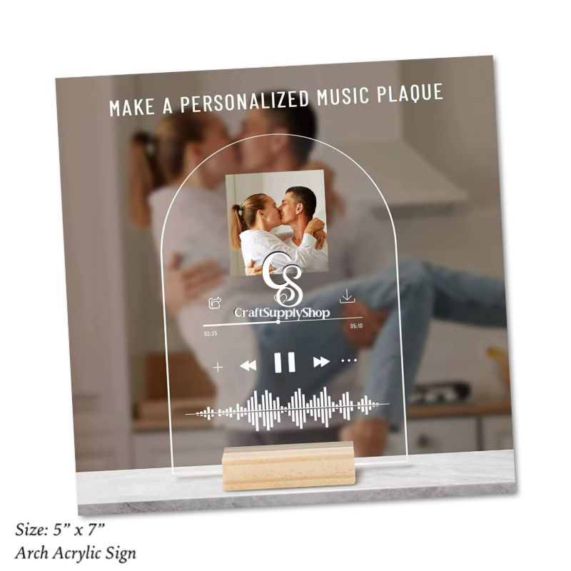 5x7 Inch Blank Frosted Arch Acrylic Table Number DIY Modern Wedding Signs Events& Parties Centerpieces Table Number Holders