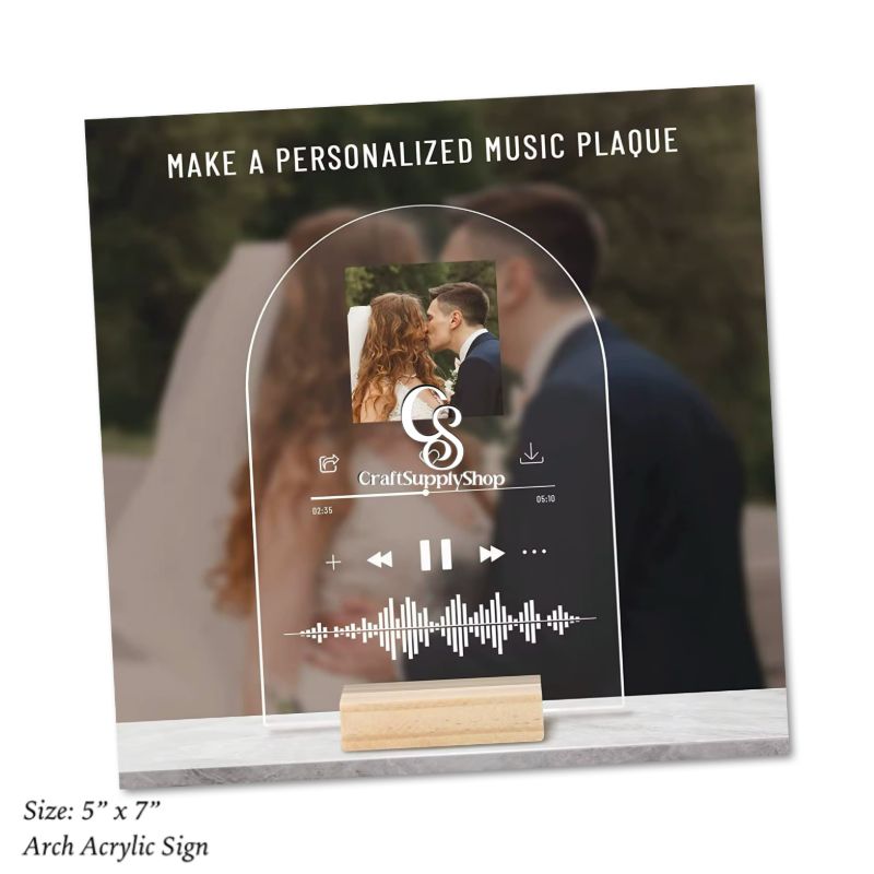 5x7 Inch Blank Frosted Arch Acrylic Table Number DIY Modern Wedding Signs Events& Parties Centerpieces Table Number Holders