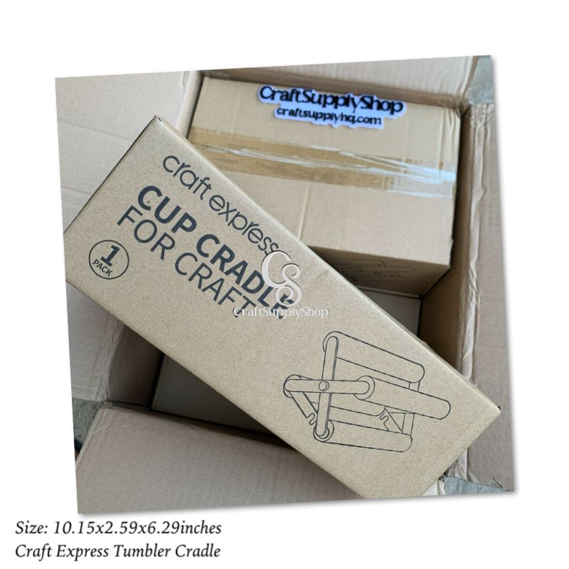 Craft Express Cup Cradle for Crafting Tumblers Cups Blue,Tumbler Cradle Holder with Measurement Foam (12) Craft Express Tumbler Cradle Holder for Crafting Blue with Foam Measuements and Adjustable Widths for Any Cups, Mugs, tumblers, Bottles, Vinyl Crafting