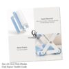 Craft Express Tumbler Cradle Holder for Crafting Blue with Foam Measuements and Adjustable Widths for Any Cups, Mugs, tumblers, Bottles, Vinyl Crafting