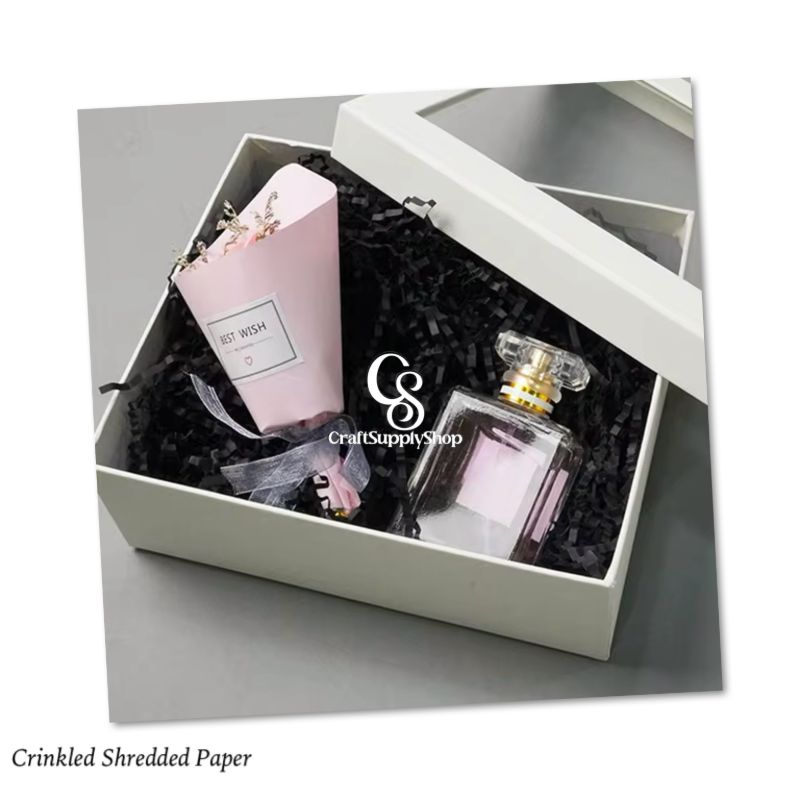 Multiple Colour Crinkle Cut Filling Recycle Kraft Decorative Lafite Grass Paper Shredded Paper for Gift Box