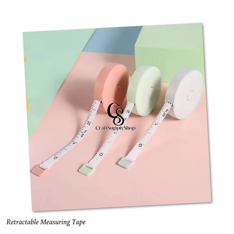 60-Inch 1.5 Meter Soft Retractable Measuring Tape, Pocket, Body Tailor Sewing Craft Cloth Tape Measure