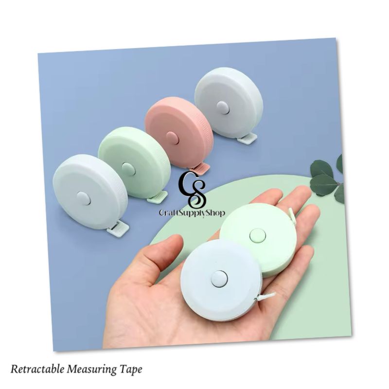 60-Inch 1.5 Meter Soft Retractable Measuring Tape, Pocket, Body Tailor Sewing Craft Cloth Tape Measure