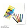 6Pack Non-Toxic Crayons Colorful Art Set Washable Drawing Crayons Kids Pastel Plastic Crayon, Crayon Graffiti Boxed Art Oil Paint Stick