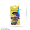 6Pack Non-Toxic Crayons Colorful Art Set Washable Drawing Crayons Kids Pastel Plastic Crayon, Crayon Graffiti Boxed Art Oil Paint Stick