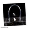 Clear Plastic Gift Bags with Handles - 9.06"x6.7"x2.76" Reusable PVC Tote for Party Favors,Wedding, Birthday, Baby Shower, Halloween, goodie Bags, Retail Shopping, Boutique, Treat Bags