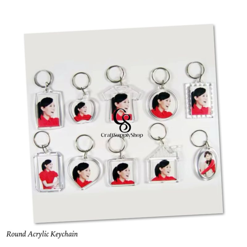 Round Blank Photo Insert Keychains,Translucent Acrylic with Split Key Rings for Double-Sided Photos,Small Pendant Picture Frames for Family, Friends,DIY Gifts & Craft (6) Round Blank Photo Insert Keychains 10 Sets Acrylic Photo Snap in Keychain 1.6 Inch Round Custom Blank Photo Keyring DIY Picture Frames for Double-Sided Photos Clear