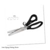Pinking Shears, Zig-Zag Edge, Serrated Blades, Professional Sewing Craft Cut Tailor Zig-Zag Scissors, Fabric Decoration Comfort Grip