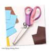 Pinking Shears, Zig-Zag Edge, Serrated Blades, Professional Sewing Craft Cut Tailor Zig-Zag Scissors, Fabric Decoration Comfort Grip