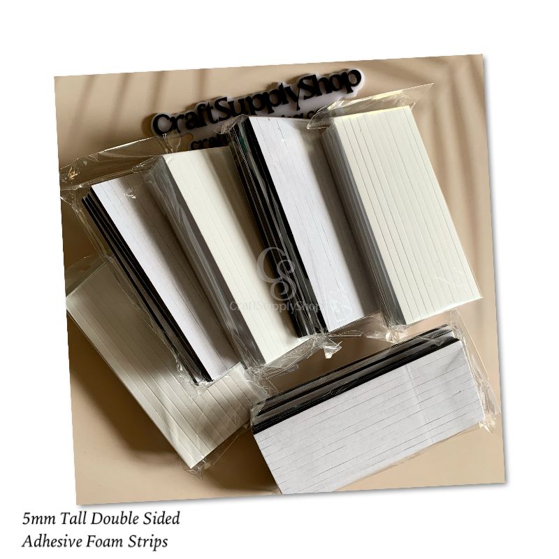 Double-Side Tall Foam Strips Tape, Craftsupplyshop tall foam double sided foam strips