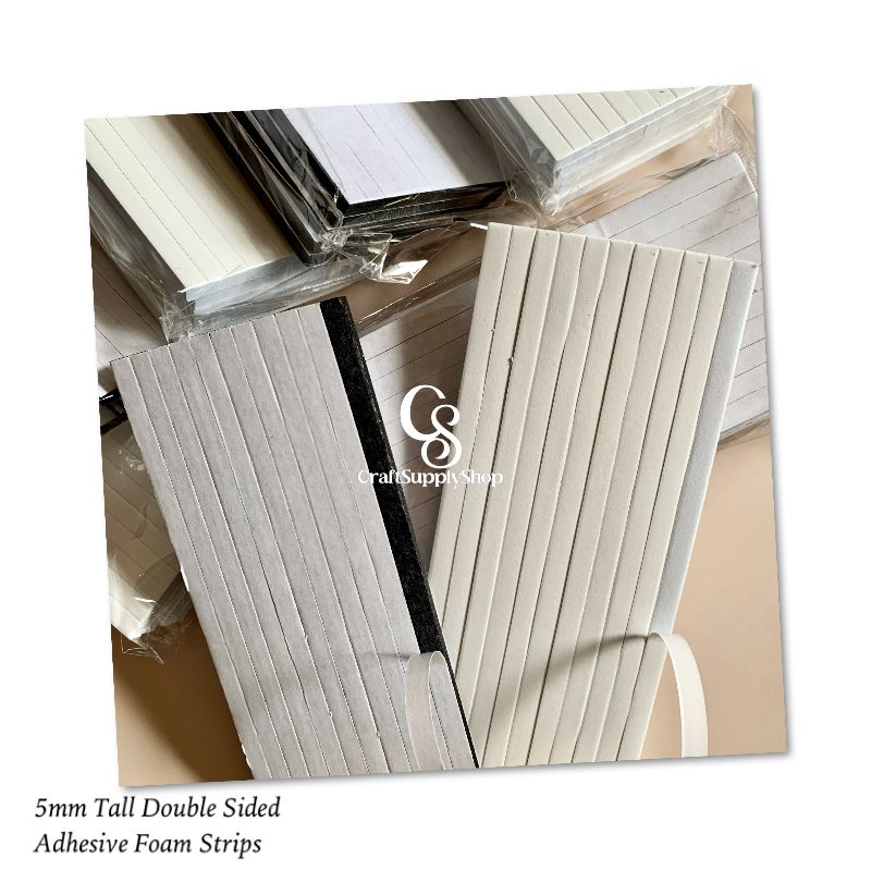 Double-Side Tall Foam Strips Tape, Craftsupplyshop tall foam double sided foam strips