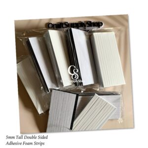 Double-Side Tall Foam Strips Tape, Craftsupplyshop tall foam double sided foam strips