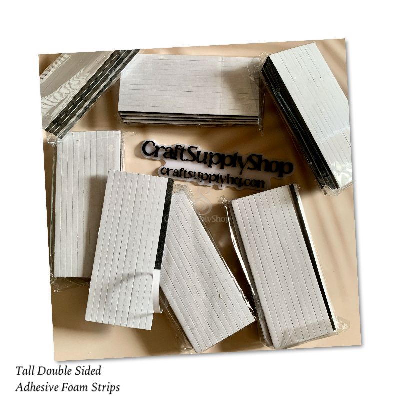 Double-Side Tall Foam Strips Tape, Craftsupplyshop tall foam double sided foam strips