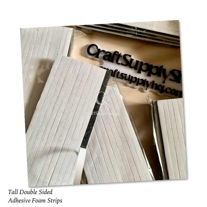Double-Side Tall Foam Strips Tape, Craftsupplyshop tall foam double sided foam strips