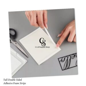 Double-Side Tall Foam Strips Tape, Craftsupplyshop tall foam double sided foam strips