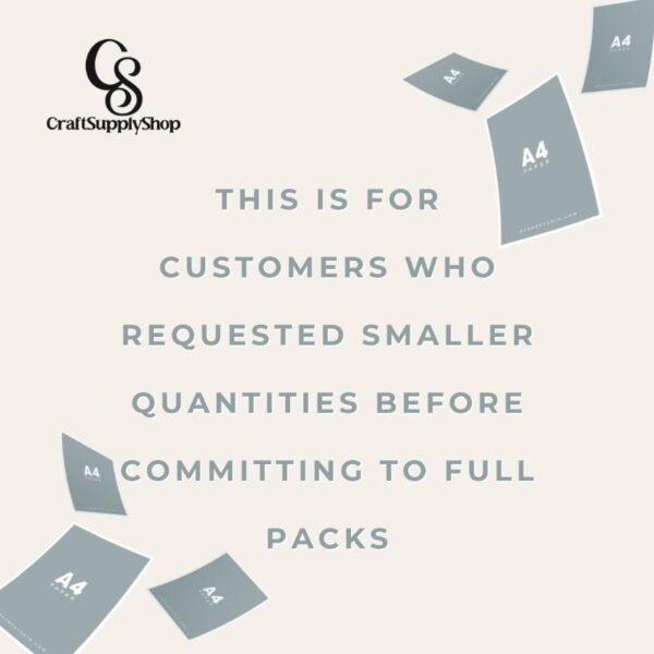 CraftSupplySHop C2S Samples Printable Photopaper