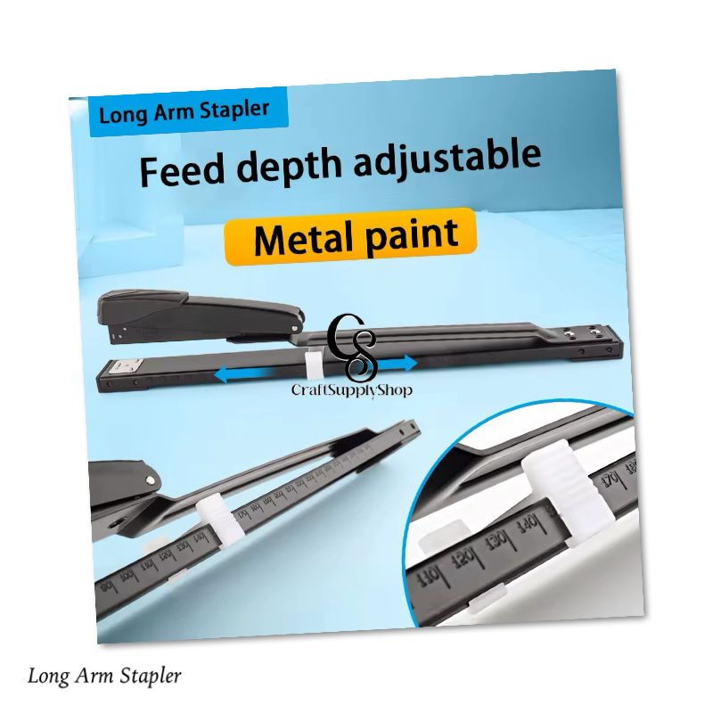 Stapler Bookbinding Reach Stapler Manual Extended A3 Paper Metal Long Arm Stapling 5927 Model Binding 20 Sheets A4