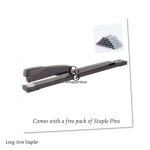 Stapler Bookbinding Reach Stapler Manual Extended A3 Paper Metal Long Arm Stapling 5927 Model Binding 20 Sheets A4