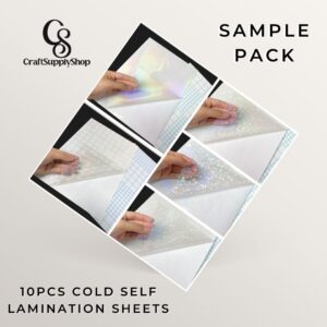 Cold Self Lamination Film Photo Laminate Film, A4 Vinyl Waterproof Film for Ultimate Document & Photo Protection No Machines Necessary
