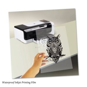 Photo Paper High Gloss Printing Film, Waterproof Inkjet Film Translucent Film for Silk Screen Printing Inkjet Film Sheets for Screen Printer Screen Printing Supplies