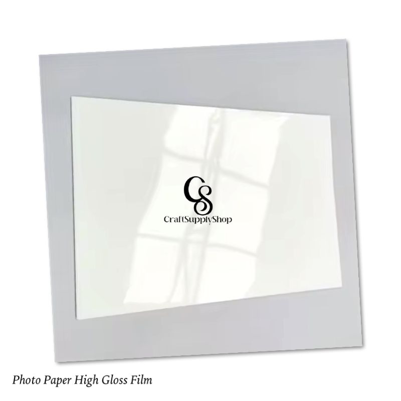 CraftSupplySHop Laser Inkjet printable Sigle Sided, double sided photopaper film