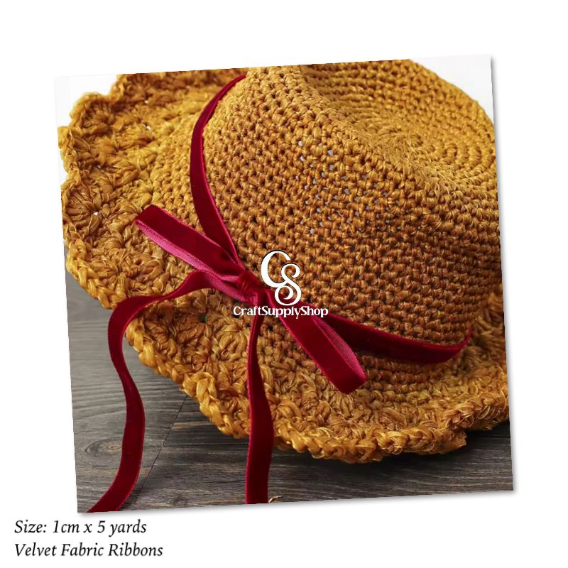 10mm Dutch Velvet Fabric Ribbons (2) Craftsupplyshop Velvet Wreath Merry Christmas Ribbon 10 mm Velvet Ribbon for Christmas Wreath Decoration Handmade Craft Ornaments