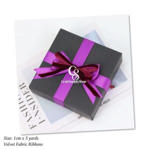 Craftsupplyshop velvet Wreath Merry Christmas Ribbon 10 mm Velvet Ribbon for Christmas Wreath Decoration Handmade Craft Ornaments