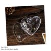 Heart-shaped Fillable Ball Clear Plastic Acrylic Fillable Transparent Ball Ornament Gift Present Christmas Decor, 10cm Heart Acrylic Ornament Baubles Ball