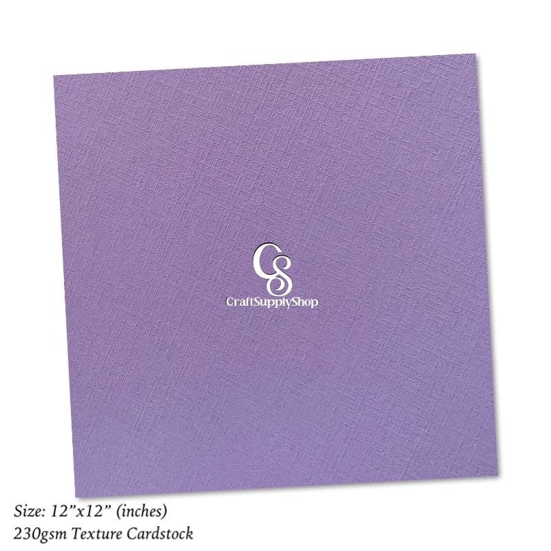 Crosshatch Texture Cardstock, Craftsupplyshop 12x12 Cardstock 230gsm Textured Linen Crosshatch Scrapbook Paper cardstock for 3d letters, cards, toppers, arts and crafts