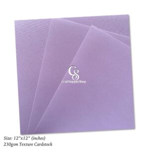 Crosshatch Texture Cardstock, Craftsupplyshop 12x12 Cardstock 230gsm Textured Linen Crosshatch Scrapbook Paper cardstock for 3d letters, cards, toppers, arts and crafts