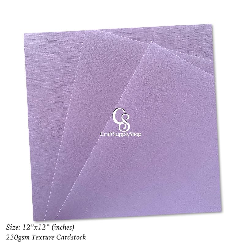 Crosshatch Texture Cardstock, Craftsupplyshop 12x12 Cardstock 230gsm Textured Linen Crosshatch Scrapbook Paper cardstock for 3d letters, cards, toppers, arts and crafts