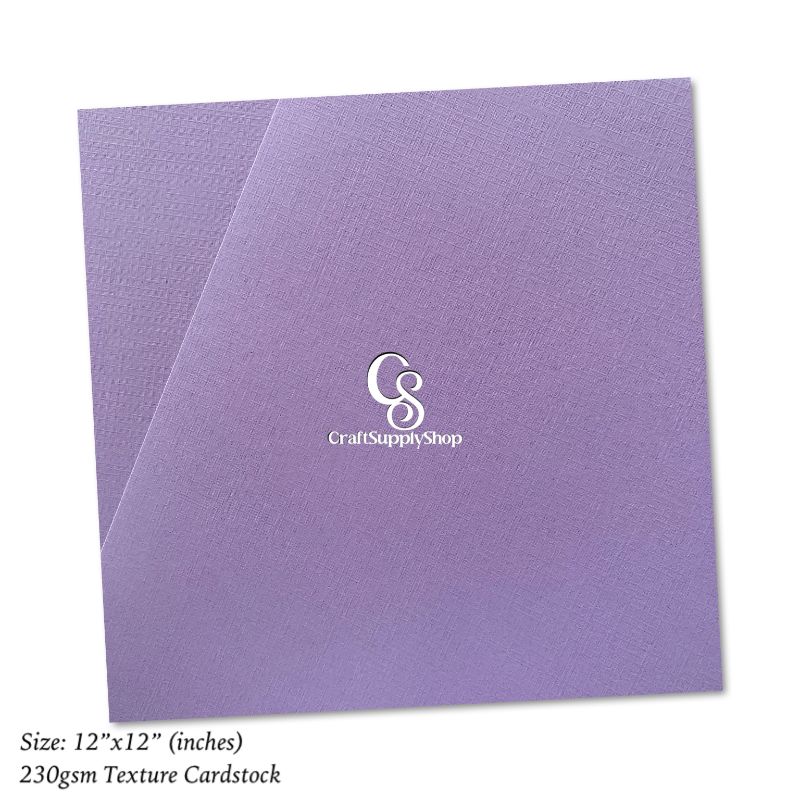 Crosshatch Texture Cardstock, Craftsupplyshop 12x12 Cardstock 230gsm Textured Linen Crosshatch Scrapbook Paper cardstock for 3d letters, cards, toppers, arts and crafts