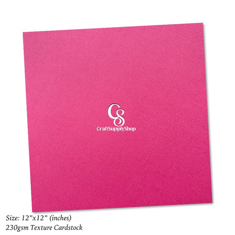 Crosshatch Texture Cardstock, Craftsupplyshop 12x12 Cardstock 230gsm Textured Linen Crosshatch Scrapbook Paper cardstock for 3d letters, cards, toppers, arts and crafts