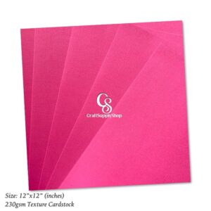 Crosshatch Texture Cardstock, Craftsupplyshop 12x12 Cardstock 230gsm Textured Linen Crosshatch Scrapbook Paper cardstock for 3d letters, cards, toppers, arts and crafts