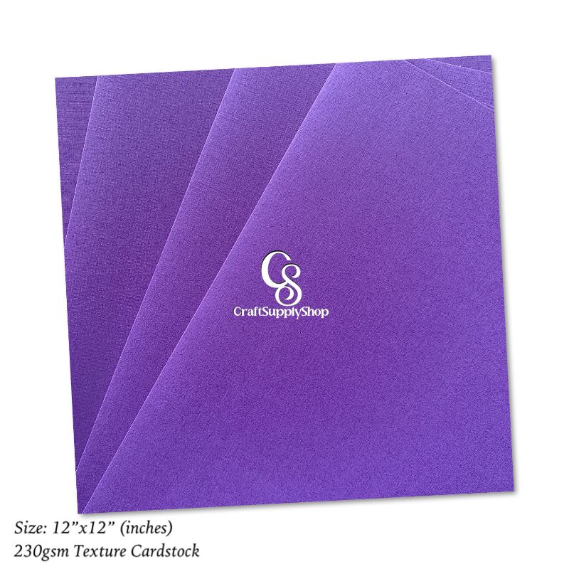 Crosshatch Texture Cardstock, Craftsupplyshop 12x12 Cardstock 230gsm Textured Linen Crosshatch Scrapbook Paper cardstock for 3d letters, cards, toppers, arts and crafts