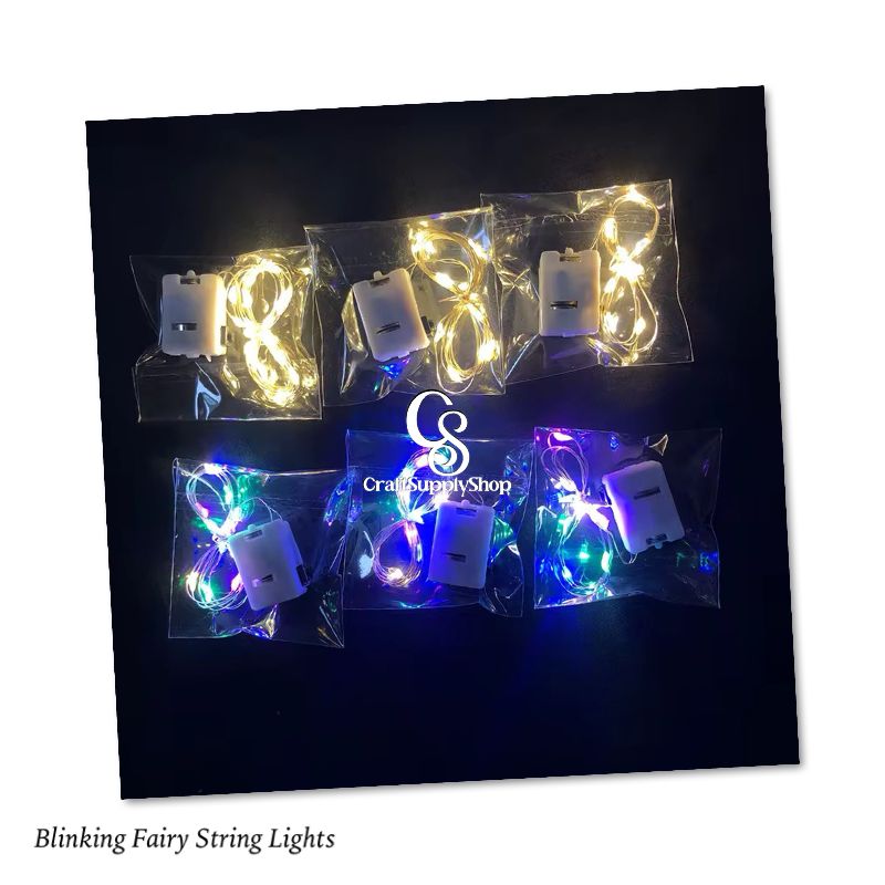 2m 3m LED Copper Wire String Light 3-Function Flashing Mode Button Battery Box Led Decorative Serial Lights Holiday Light