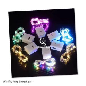 2m 3m LED Copper Wire String Light 3-Function Flashing Mode Button Battery Box Led Decorative Serial Lights Holiday Light