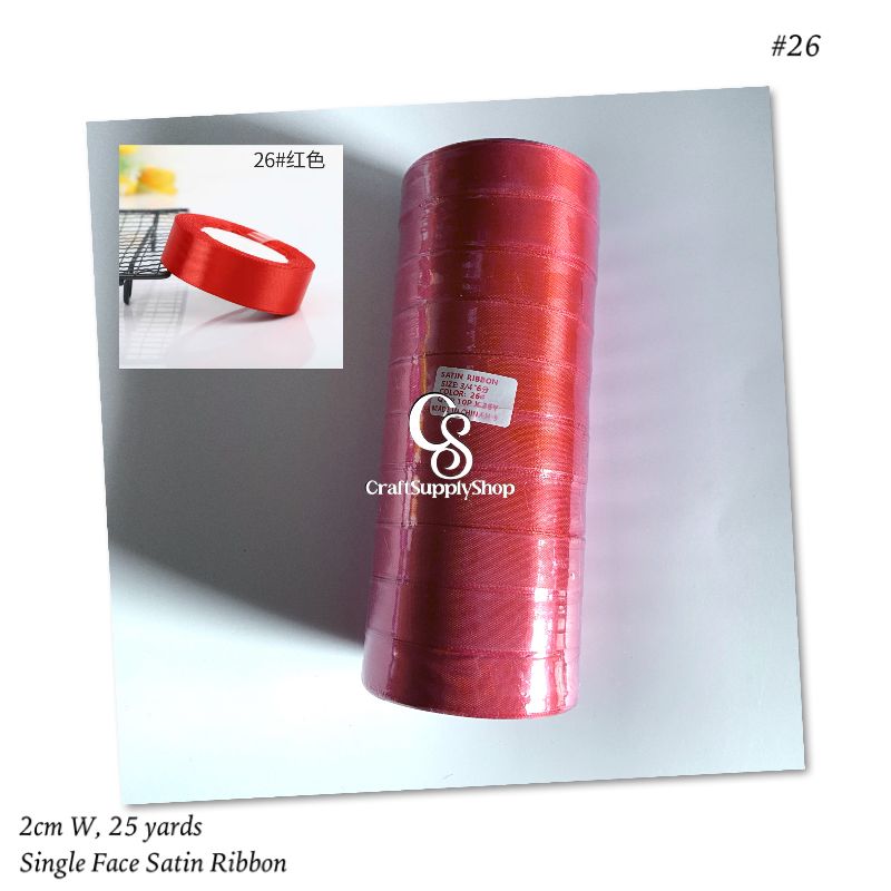 2cm Satin Ribbon 1 Inch 2 Inch Color Ribbon Monochrome Single-sided Ribbon (10) atin Ribbon Gift Ribbon Satin Ribbons Fabric Ribbon Decorative Ribbon for DIY Crafts Gift Packaging Wedding Birthday Party Christmas Decoration