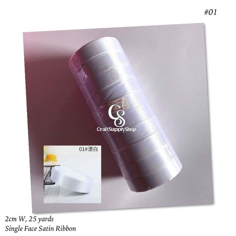 2cm Satin Ribbon 1 Inch 2 Inch Color Ribbon Monochrome Single-sided Ribbon (9) atin Ribbon Gift Ribbon Satin Ribbons Fabric Ribbon Decorative Ribbon for DIY Crafts Gift Packaging Wedding Birthday Party Christmas Decoration
