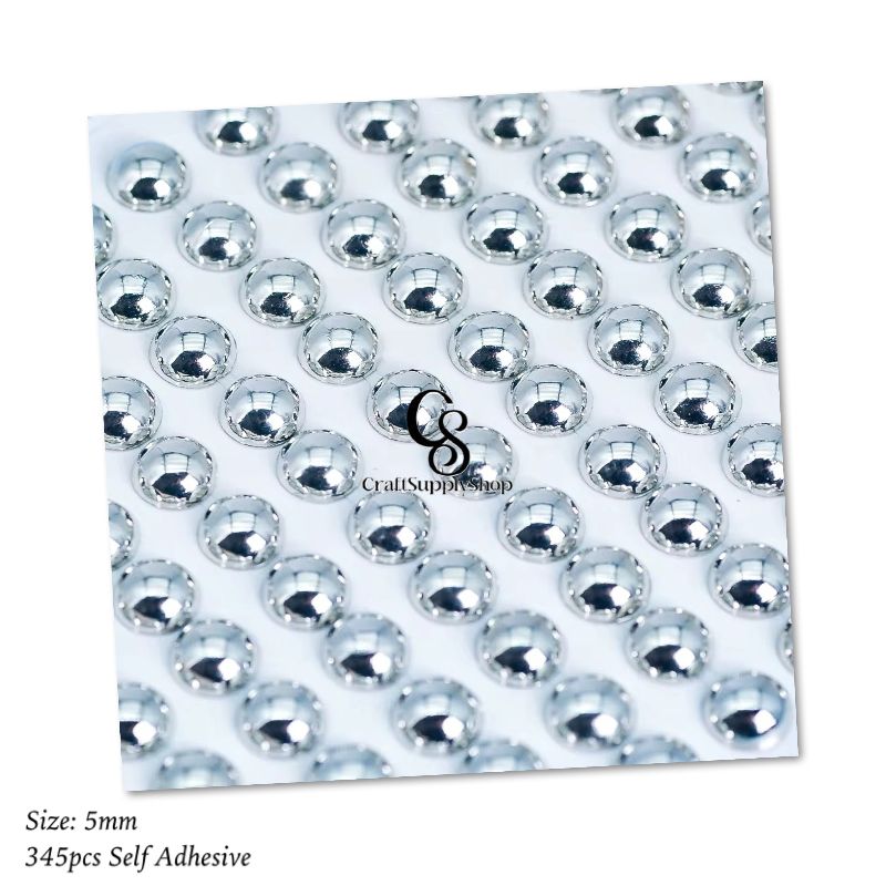 3-8MM Self-Adhesive Acrylic Pearl Stickers Half-Round Pearls in Gold & Silver for DIY Projects & Scrapbooking Decorative Crafts (13) 5MM 8MM Half-Round Pearls in Gold & Silver for DIY Projects & Scrapbooking Decorative Crafts