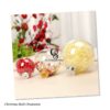 Christmas Ornaments Christmas Bulb Snow Filling Ball Ornaments Clear Plastic Ball Diy Christmas Tree Decoration Pendant