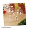 Christmas Ornaments Christmas Bulb Snow Filling Ball Ornaments Clear Plastic Ball Diy Christmas Tree Decoration Pendant