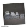 Clear Pet Transparent PVC Acetate Packaging Plastic Boxes (3) PVC Gift Box Transparent Favor Box Candy Boxes, Cupcake Boxes Dessert Packaging, Plastic Gift Boxes with Lids for Helloween, Thanksgiving, Christmas, Wedding, Party
